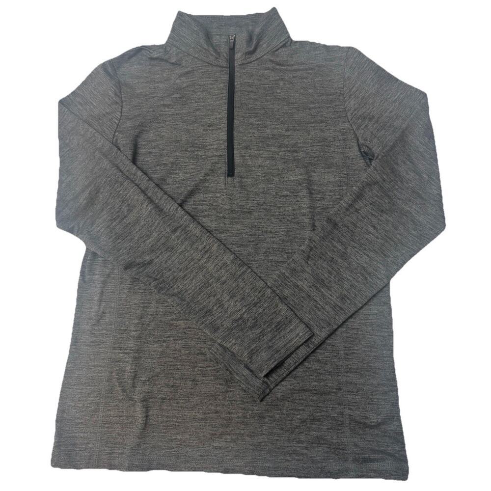 Callaway Golf 1/4 Zip Weather Series Pullover Gray Black Mens Small